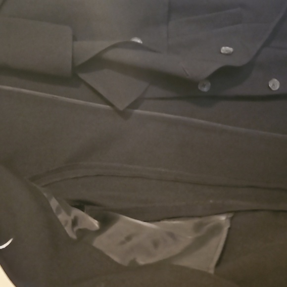 Stunning Simply Vera Vera Wang Black Double Breasted Coat Sz. S - Picture 11 of 11